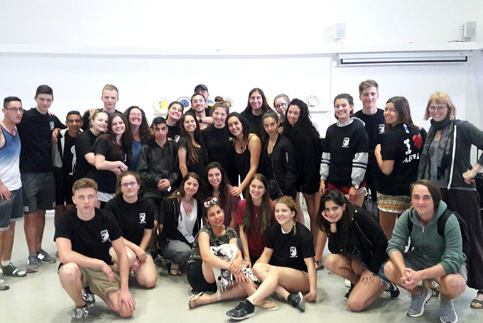 משלחת בני נוער מהעיר התאומה אינגלהיים ביקרה בעפולה